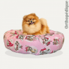 COUSSIN DONUT XL EN LIN MINION LOVE NEST - CHIEN OU CHAT