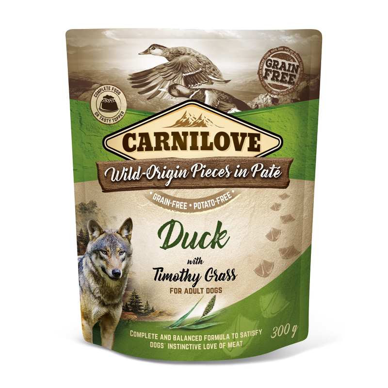 PATEE POUR CHIEN - CANARD A LA FLEOLE - 300G